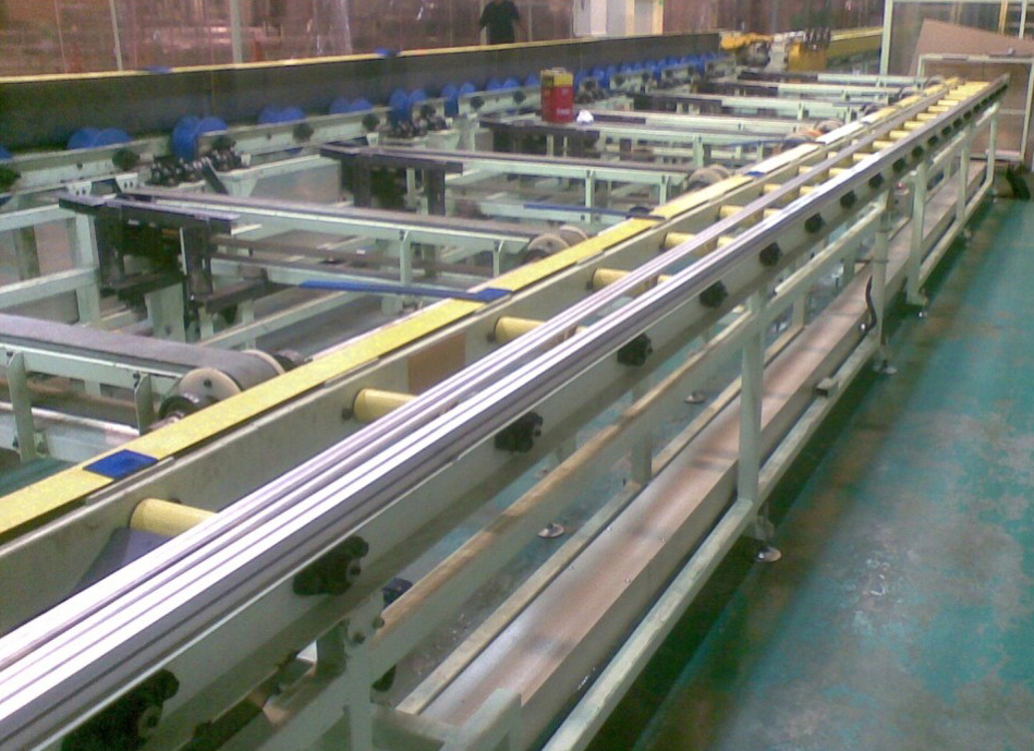 ออกแบบและติดตั้งระบบสายพานลำเลียงเครื่องตัดท่อ (Conveyor Line for Cutting Tube)