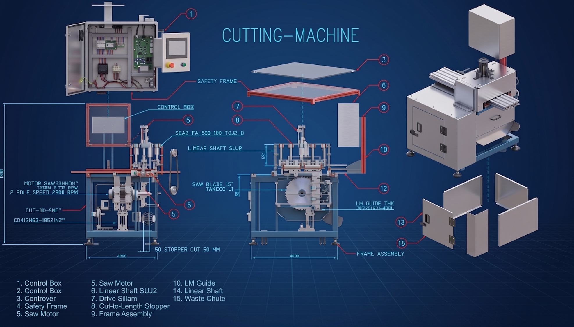 งานออกแบบและสร้างครื่องจักรตามความต้องการ (Custom Machine)