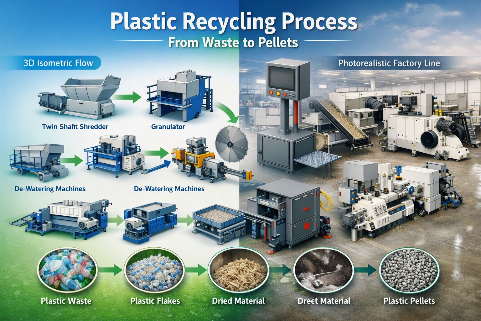 ระบบรีไซเคิลพลาสติก (Plastic Recycling System)